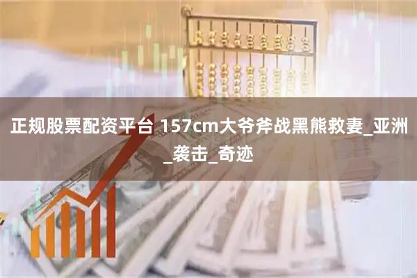 正规股票配资平台 157cm大爷斧战黑熊救妻_亚洲_袭击_奇迹